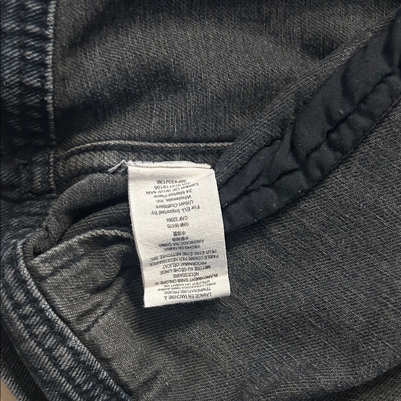 Free People Black Denim Jacket, size small. - Picture 5 of 5